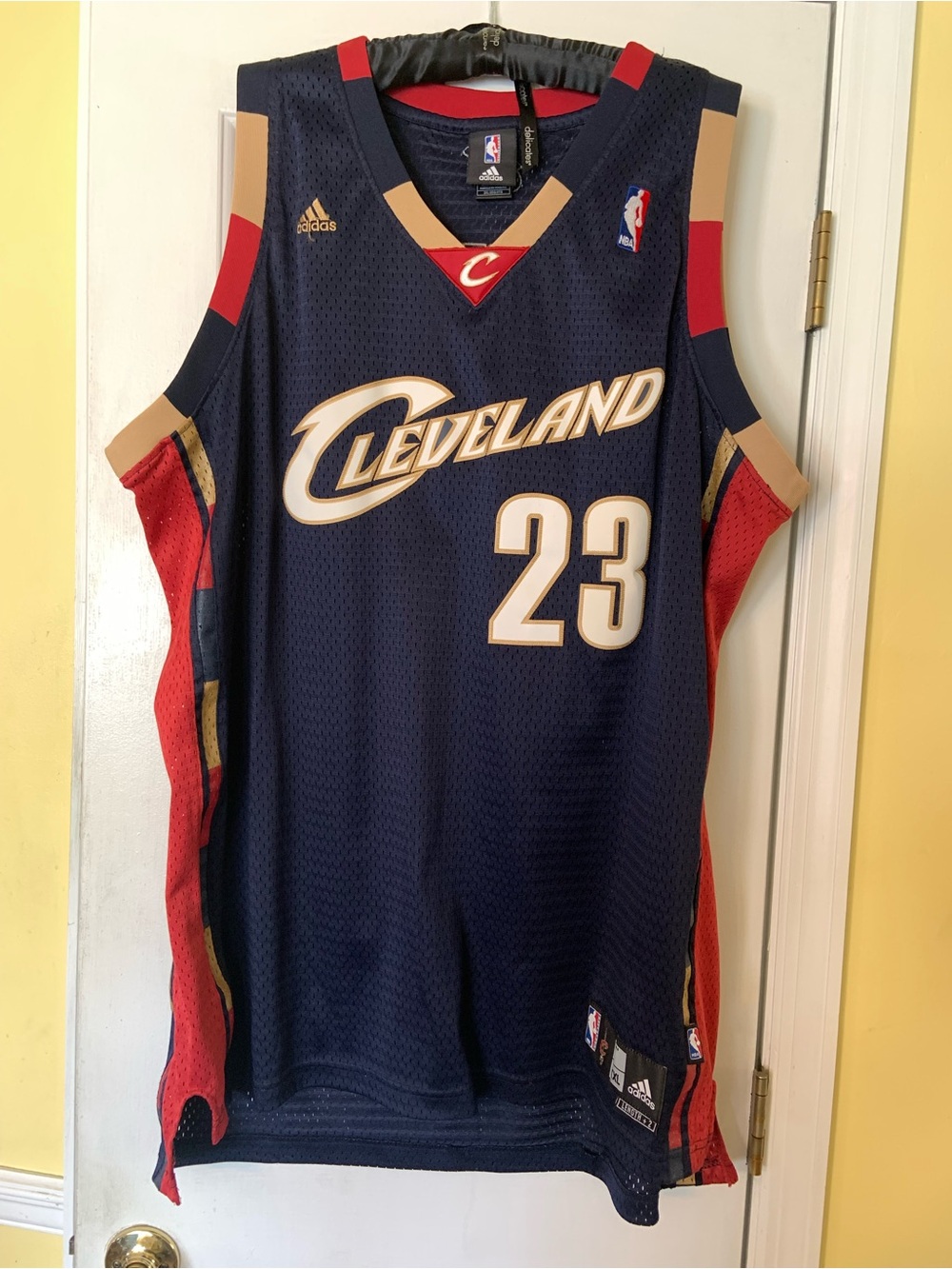 2XL LeBron James Mens NBA Adidas Mesh Top Jersey Cleveland
